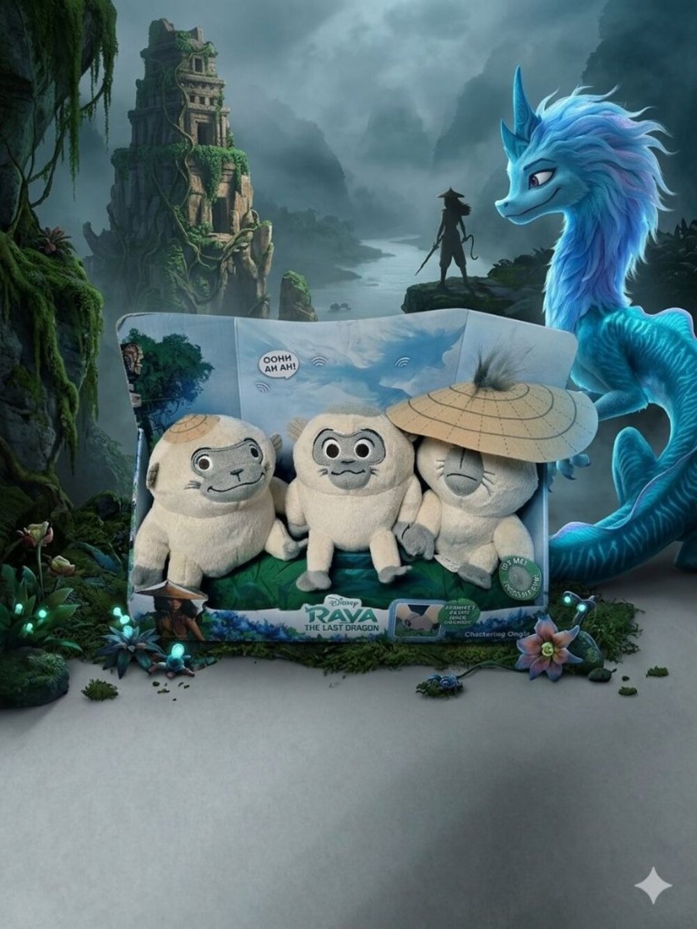 Disney’s Raya and the Last Dragon Ongis Plush Set